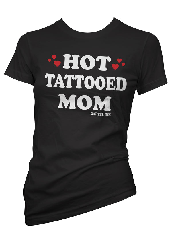 Hot Tattooed Mom Heart Women S T Shirt Inked Shop