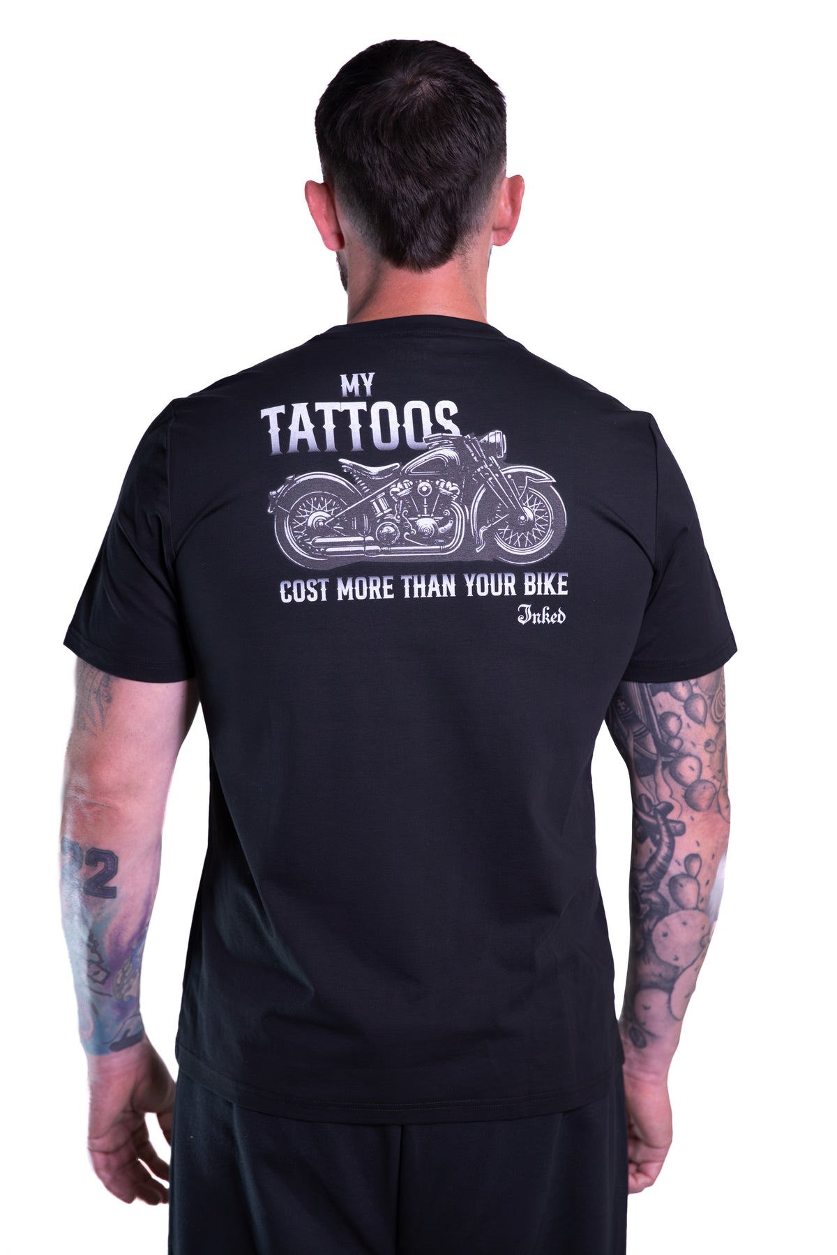 Men&#39;s Inked My Tattoos Cost More Than Your Bike T-shirt