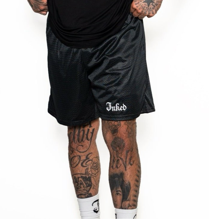 Men&#39;s Inked Logo Basketball Shorts