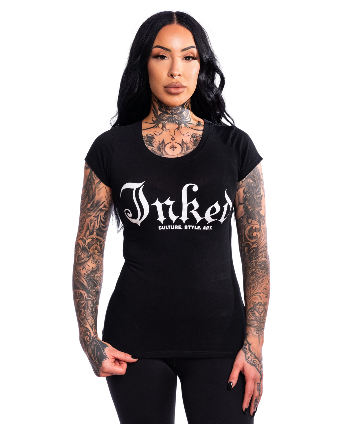 Women&#39;s Inked Mag Logo Scoop Neck Tee