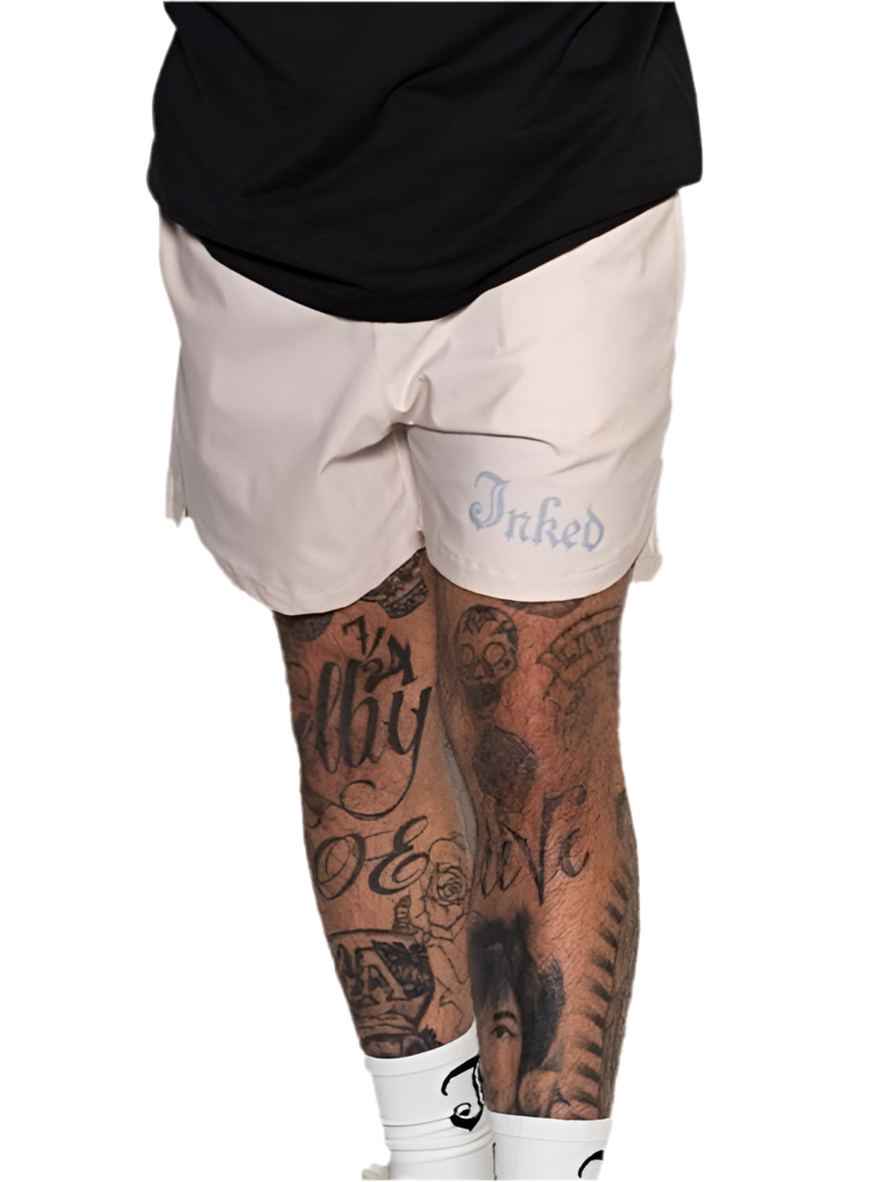 Men&#39;s Inked Gym Shorts -Sand