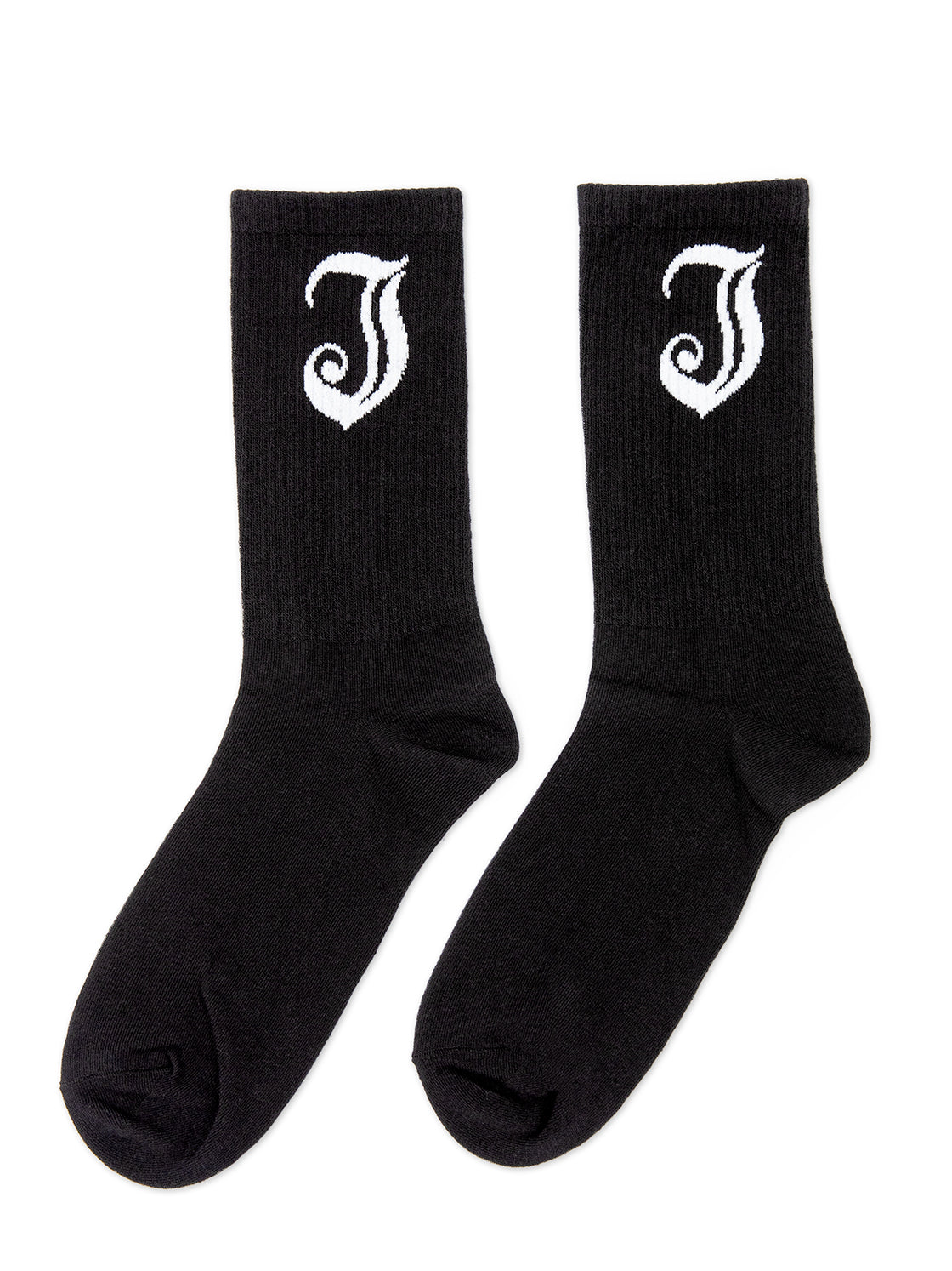 Inked Icon Logo Socks - Black / White