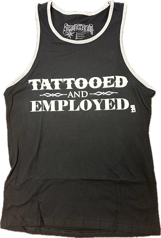 Men&#39;s Tattooed and Employed Tank