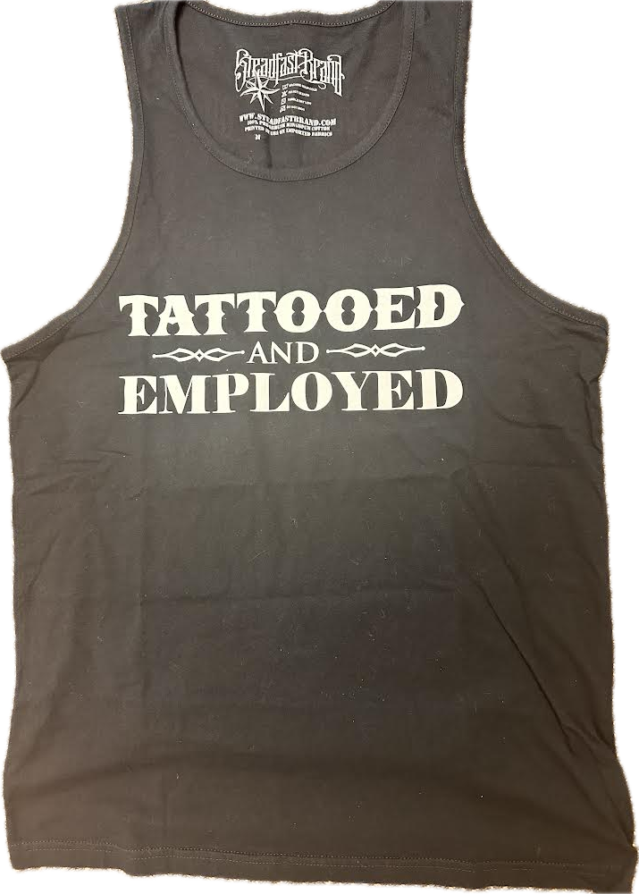 Men&#39;s Tattooed and Employed Tank