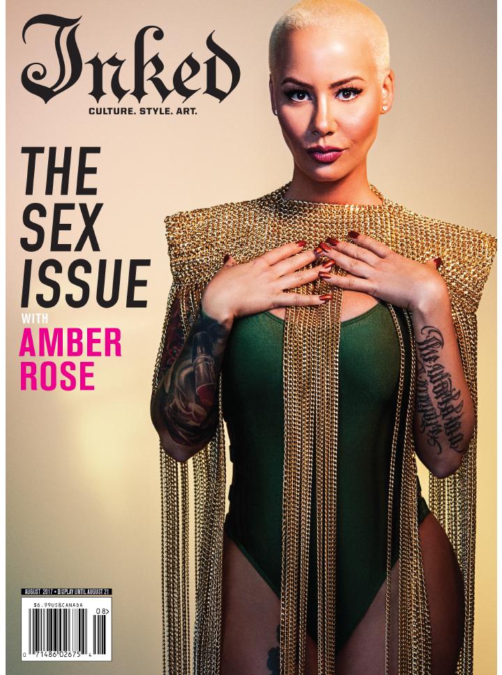 Inked Magazine The Sex Issue Featuring Amber Rose August 2017 Inked Shop Inked Shop 9474