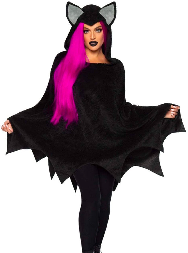 Cozy Bat Fleece Hoodie Dress Costume - Plus Size - The Costume Shoppe