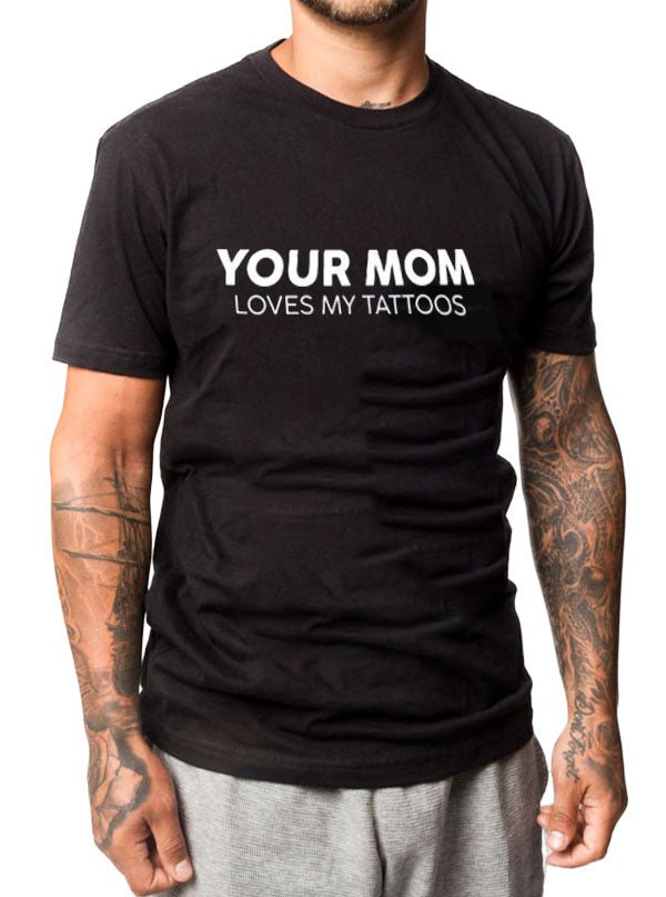 Mens T Shirts I LOVE MOMS Skateboard T Shirt 100% Cotton