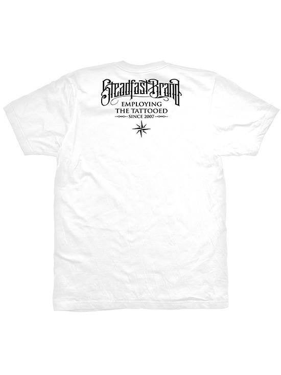 Mens Tattooed And Employed Tee By Steadfast Brand White Inked Shop
